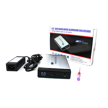 HDD Case 3.5 Inch SATA Hard Disk 3.0: Durable Aluminum Construction for Heat Dissipation HDD Case 3.5 Inch SATA Hard Disk 3.0: Durable Aluminum Construction for Heat Dissipation